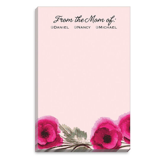 Pink Poppy Mommy Notepads